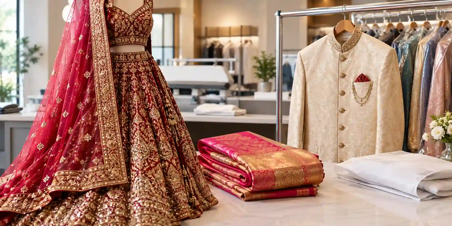Do Dry Cleaners Clean Indian Wedding Outfits?